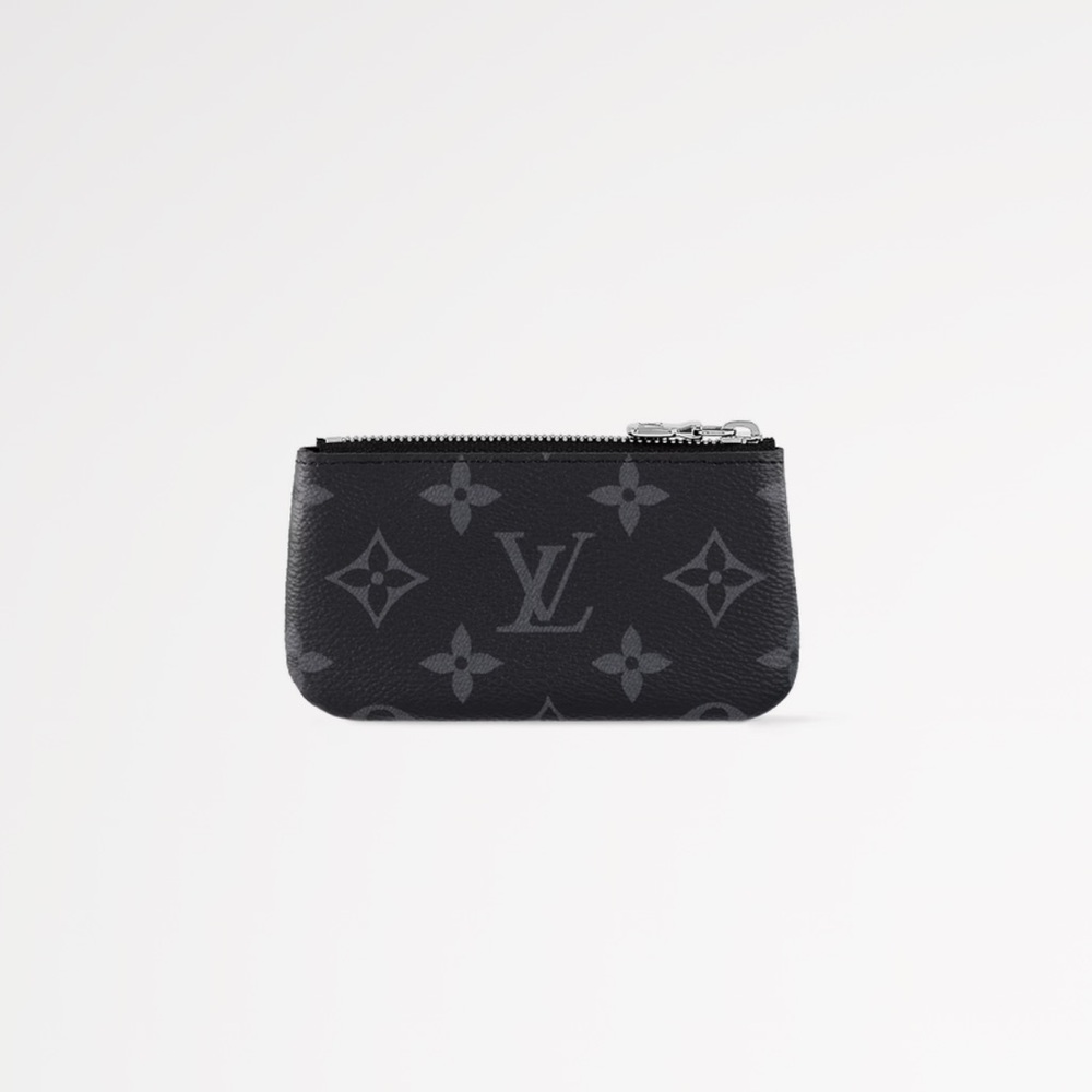Louis Vuitton Cles Key Pouch Monogram Eclipse and Monogram Eclipse Reverse